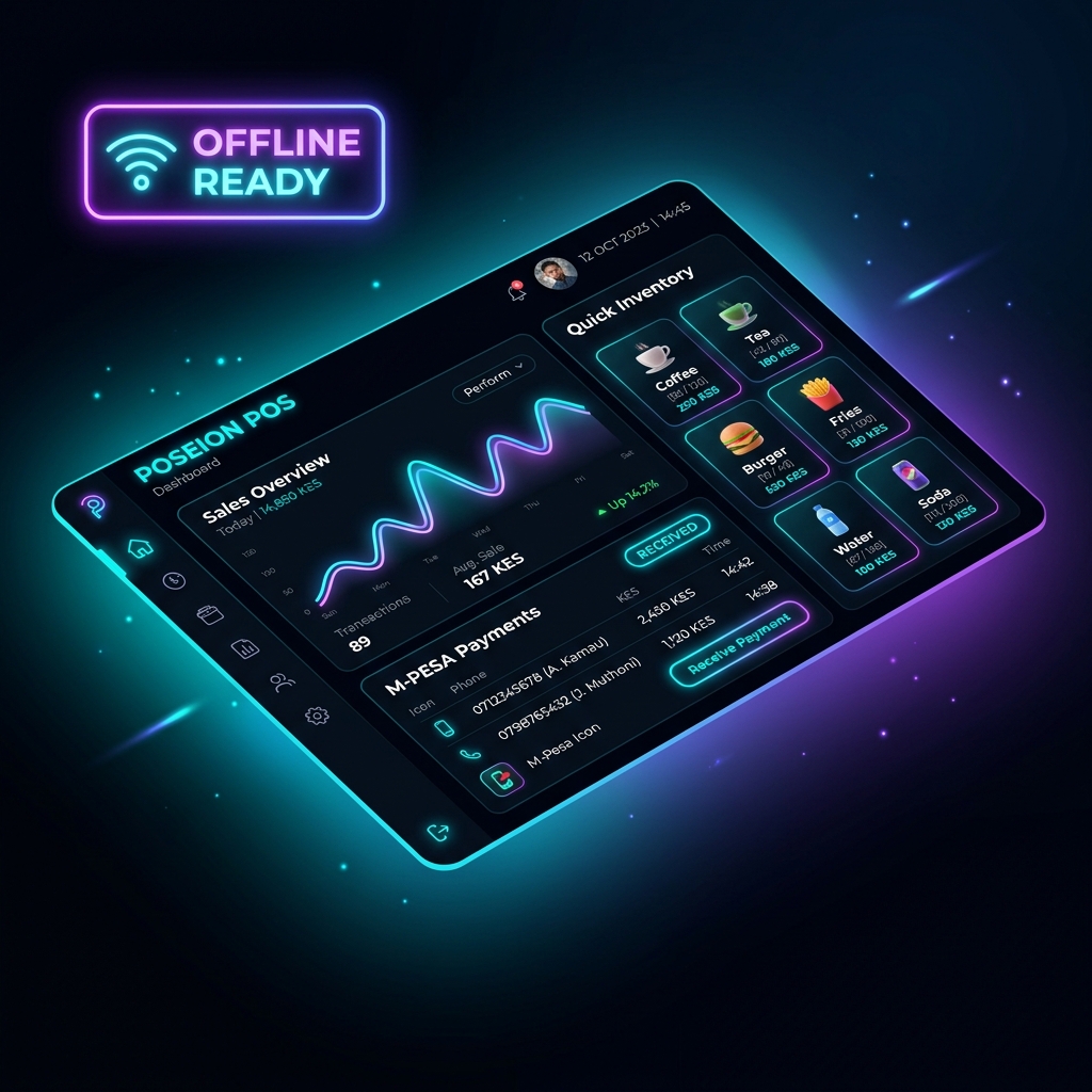 Piki POS Dashboard Mockup
